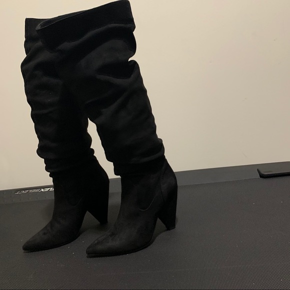 Forever21 faux suede Slouchy Boot - Picture 5 of 14